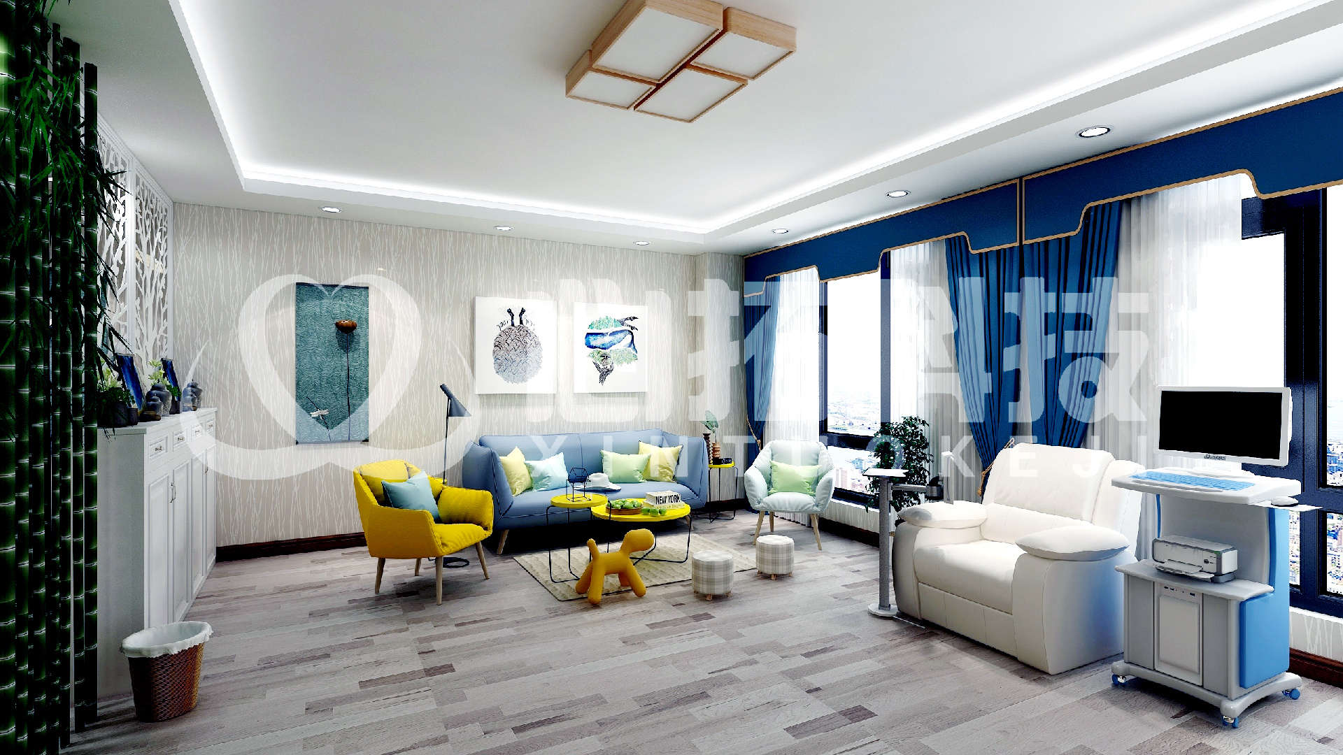 心理咨詢咨詢音樂(lè)放松區(qū)